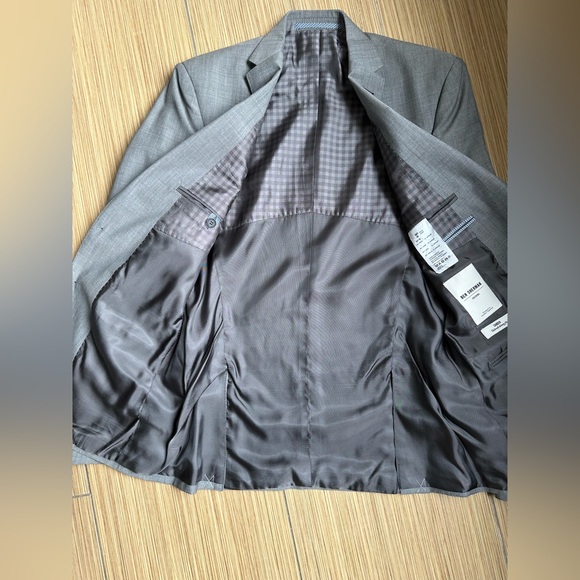 Men’s Ben Sherman Suit 38 Reg blazer 30W 32L slacks gray - Picture 11 of 13